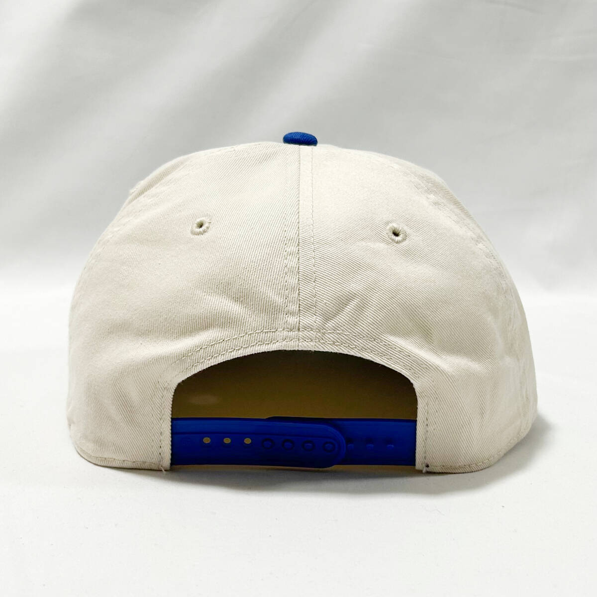 【新品】47 HITCH ロサンゼルス ドジャース ツートン ベージュ x ブルー LA Doders Natural x Blue CAP 帽子 キャップ _画像4