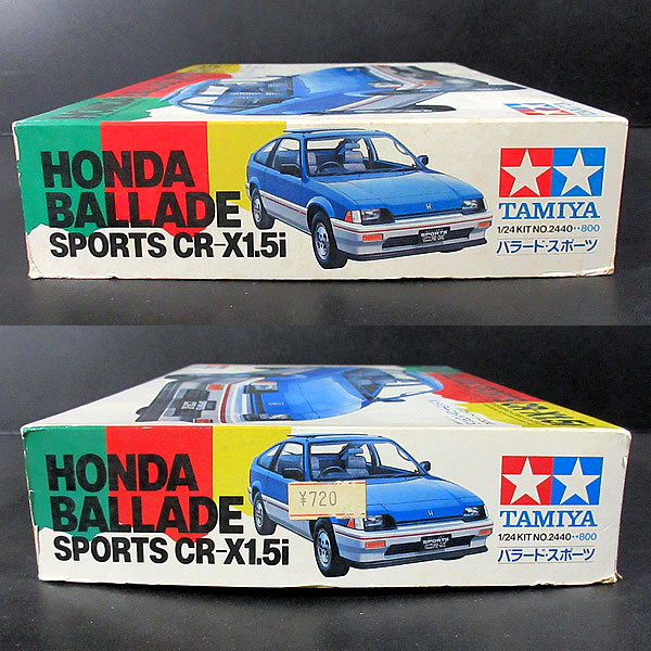  small deer Tamiya 1/24 Honda Ballade sport CR-X 1.5i ( plastic model ) 1983 year made / that time thing 
