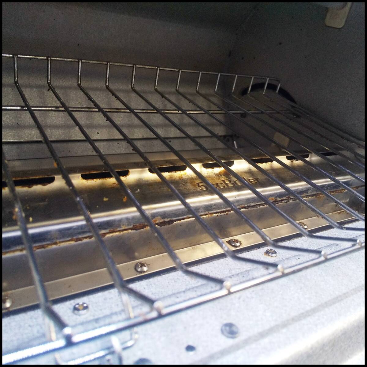 ●BALMUDA バルミューダ スチームトースター トースター K01E-KG 2017年製 使用感 破損有 スチームOK 使用感多 ジャンク品●R2658の画像4