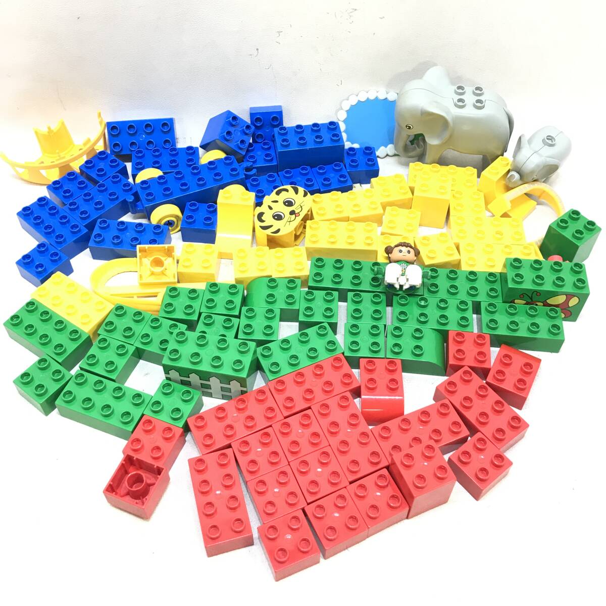 # LEGO レゴ duplo 2278 ぞうさんのバケツ ブロック 積み木 部品 パーツ 玩具 知育玩具 まとめ 動物 組み立て 中古品 #C30248_画像2
