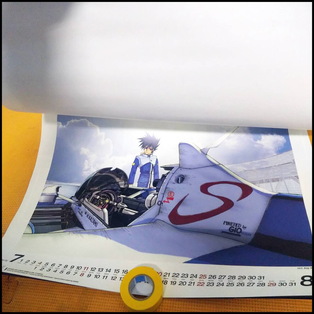 ●SUNRISE サンライズ CALENDAR カレンダー 1999 カウボーイビバップ/ガサラキ/ガンダムなど インテリア 保管品●C2712の画像5