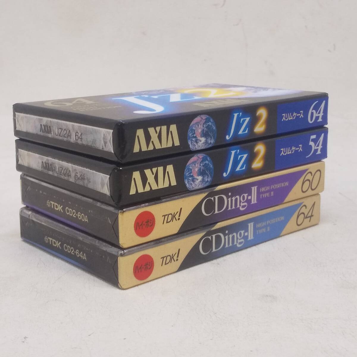 ◆TDK CDing-II 60/64 AXIA J'Z2 54/64 ハイポジ カセットテープ 4本セット 未開封品 送料185円◆G2348_画像10