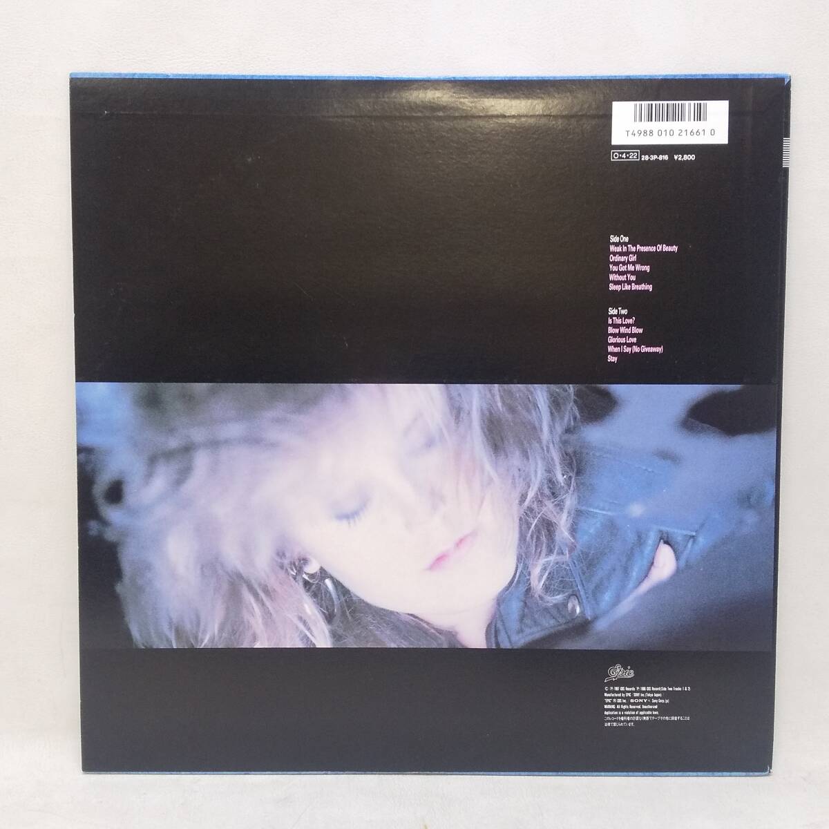 ◆国内盤LP ALISON MOYET アリソン・モイエ / RAINDANCING レインダンシング 28・3P-816◆C2398_画像2