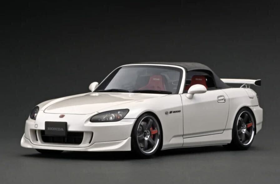 イグニッションモデル S2000 IG2588 1/18 Honda S2000 (AP2) Pearl White 70台限定_画像1