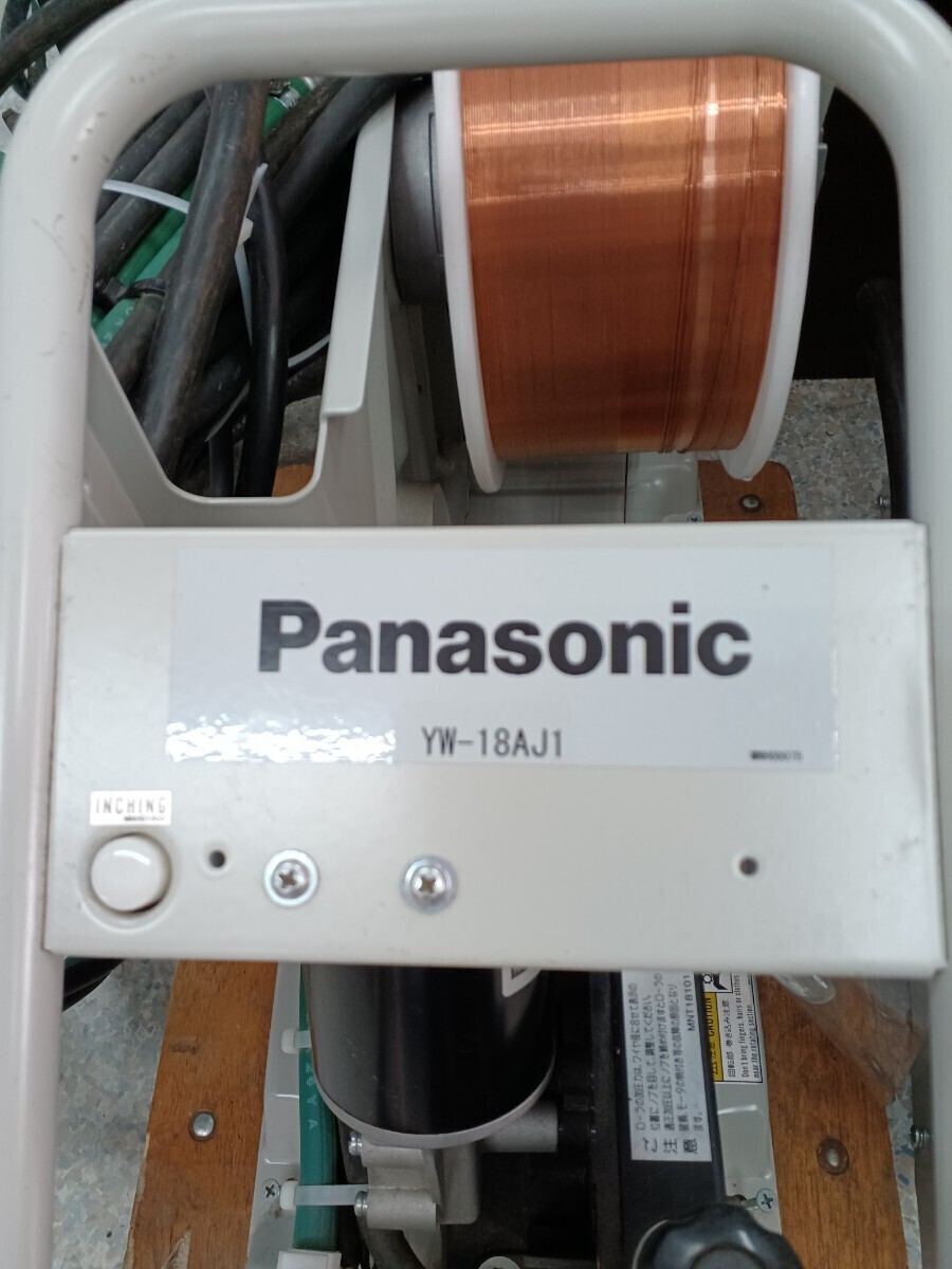 UU095 Panasonic パナソニック YD-190SL7 YW-18AJ1 一元化制御式 CO2 溶接用直流電源 半自動溶接機 2020 の画像6