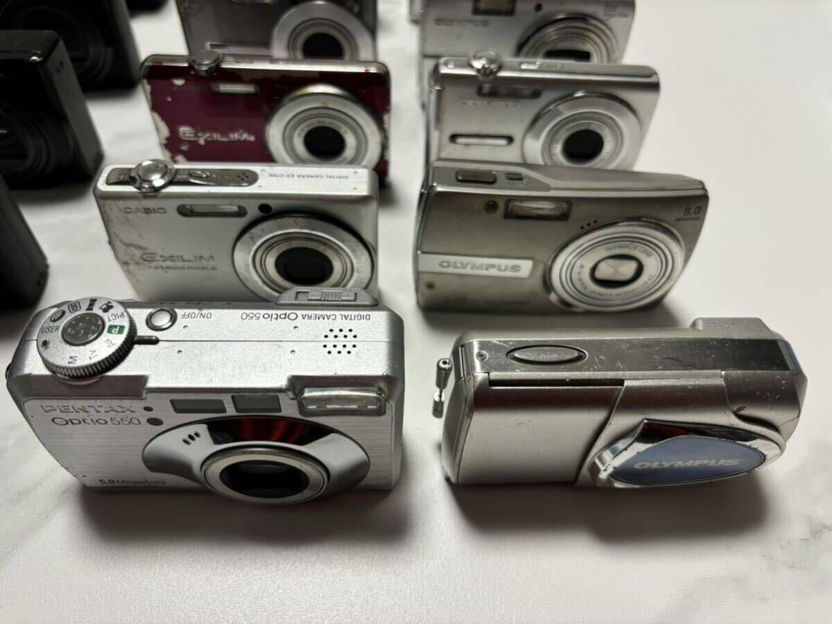 デジタルカメラ ☆ RICOH Canon FUJIFILM OLYMPUS SONY Panasonic CASIO PENTAX デジカメ まとめ売りの画像4