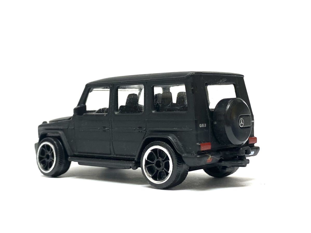 希少 マジョレット 1/64 メルセデス ベンツ Gクラス G63 ゲレンデ AMG 艶消しブラックの画像2