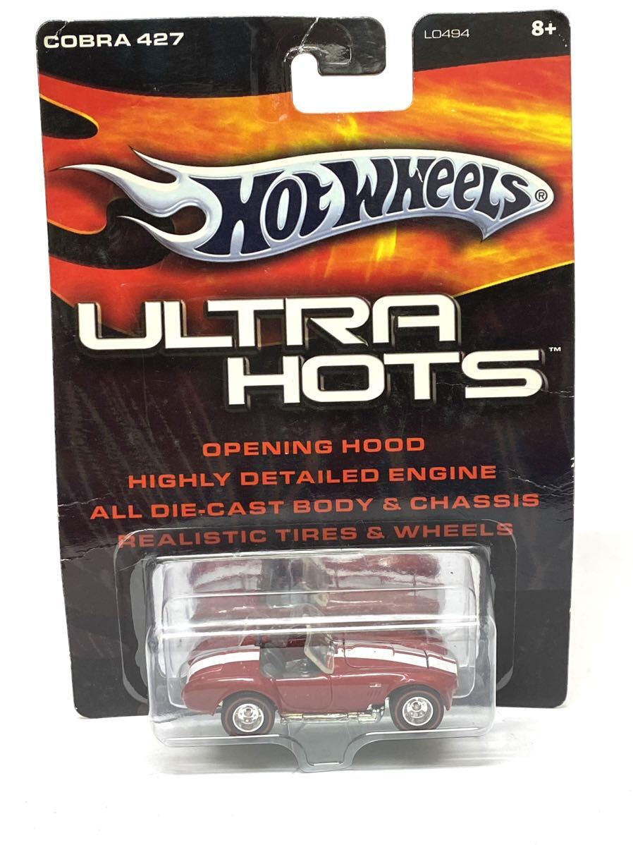 希少 hotwheels ホットウィール ULTRA HOTS ford cobra 427 フォード コブラ 未開封の画像3