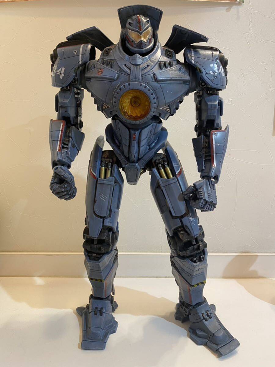 希少 NECA ネカ パシフィック・リム バトルダメージ フィギュア 18インチ 1/4 ジプシー・デンジャー LED ライトアップの画像1