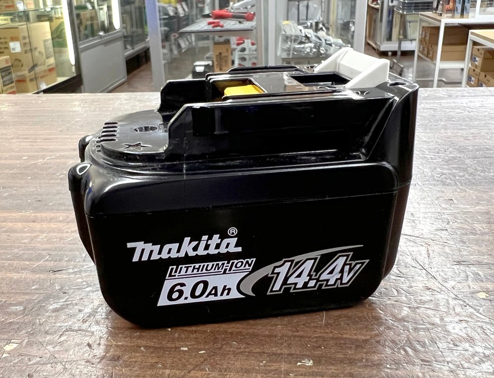 makita/マキタ リチウムイオンバッテリー 6.0Ah 14.4V BL1460B 純正品 バッテリー残量表示付き 雪マークの画像1