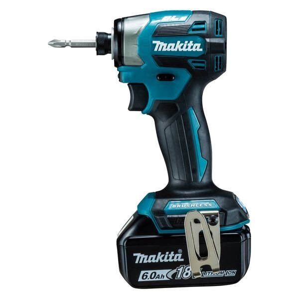 送料無料!!即決あり!! 新品 makita/マキタ 充電式インパクトドライバ TD173DRGX ブルー バッテリー×2/充電器付属 18V 6.0Ah_画像1