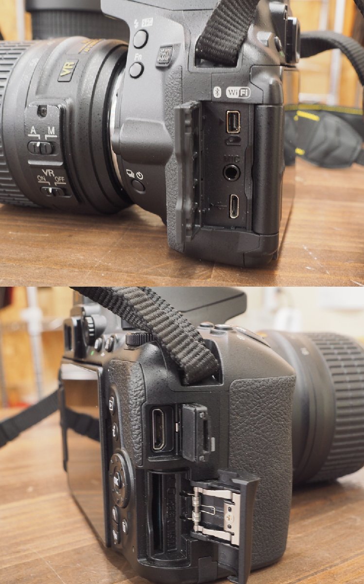 Nikon デジタル一眼レフカメラ D5600 レンズ2本付 シャッター数11,875枚 AF-S DX18-55mm f/3.5-5.6GVR・AF-S DX55-300mmｆ/4.5-5.6GEDVの画像6