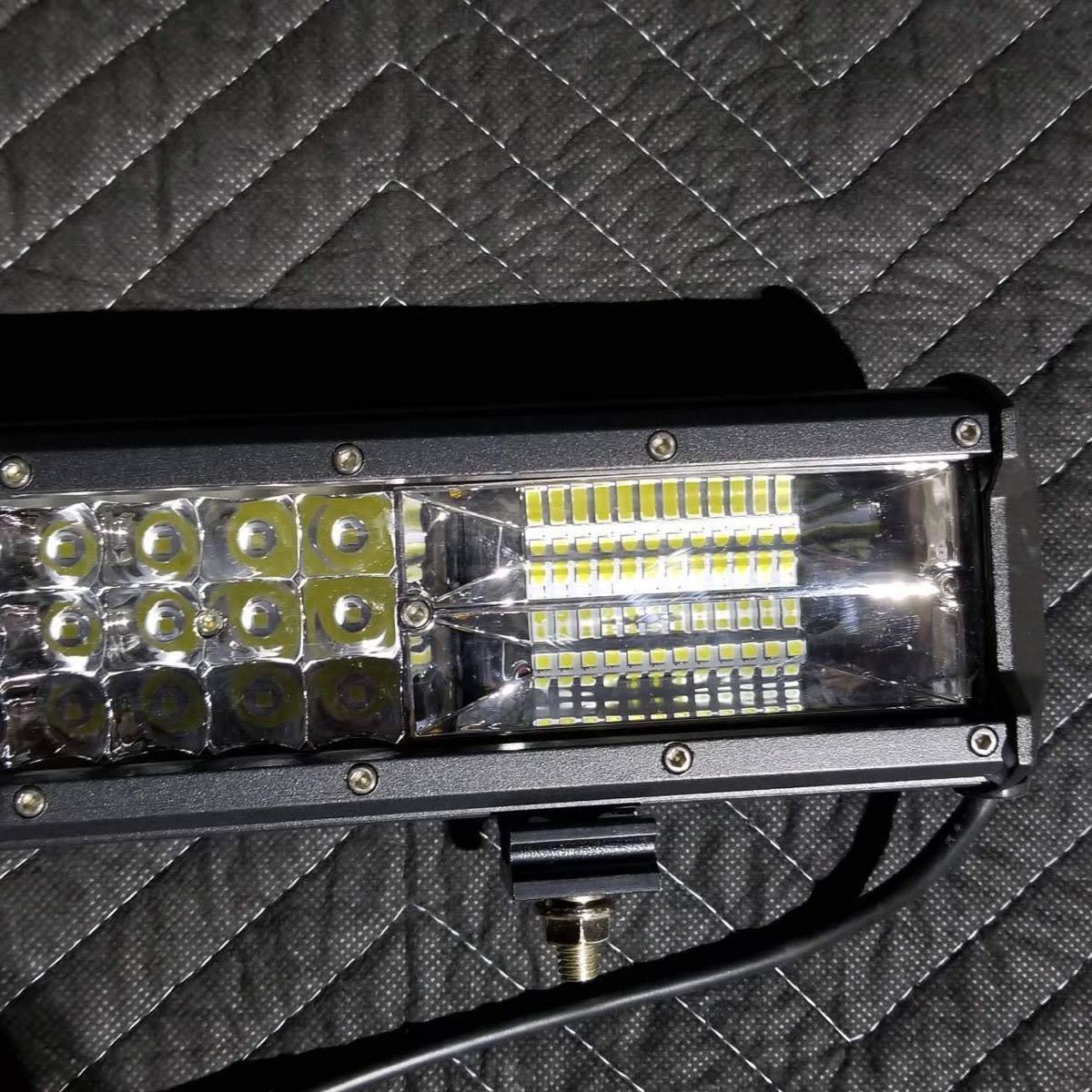 LEDワークライト ライトバー 作業灯 432w80cm防水 LEDバー 投光器 ジムニー 集魚灯 サーチライト12v24v 汎用フォグランプ ランクルデリカにの画像4