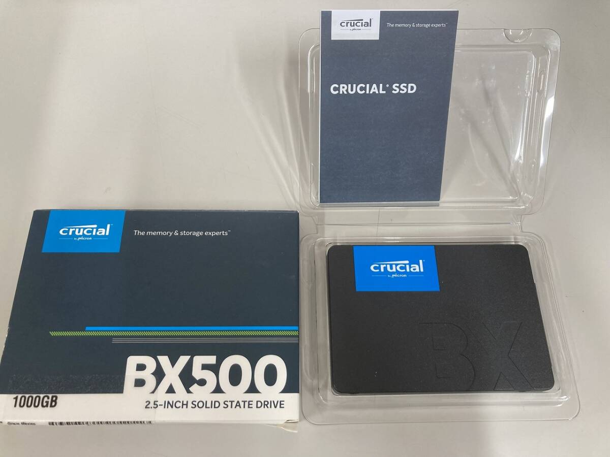 ■CRUCIAL■2.5インチ/1mm/1TB SSD■CT1000BX500SSD1■中古 2/ほぼ新品■　★即決★_画像1