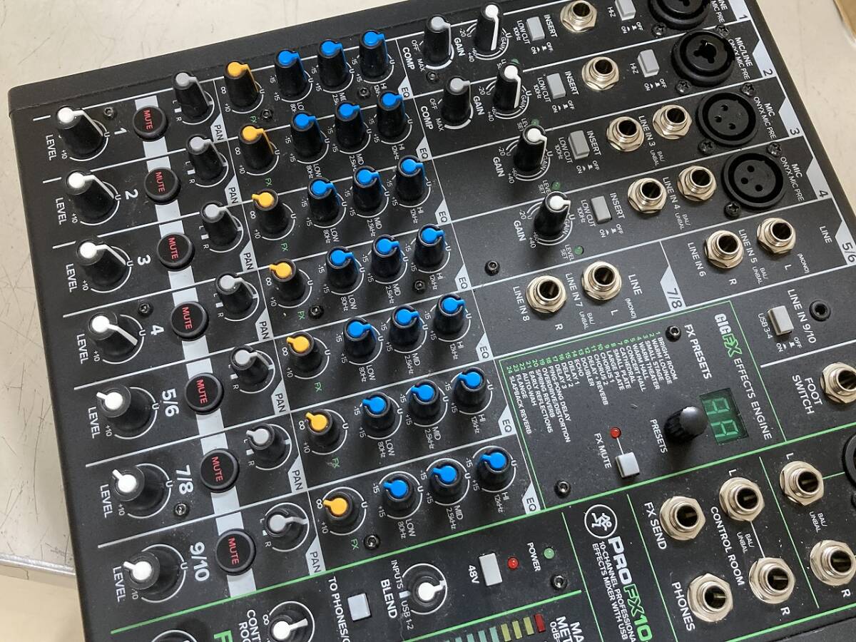 #MACKIE/ Mackie #10Ch/ effect installing analog mixer #ProFX10v3# used # * prompt decision *