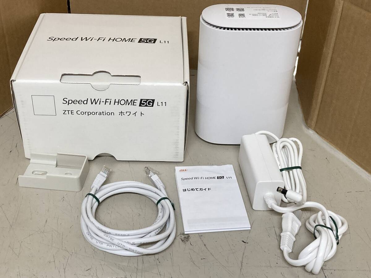 ■ZTE■UQ ブロードバンドルーター■Speed Wi-Fi HOME 5G L11 ZTR01SWU■中古■ ★即決★の画像1