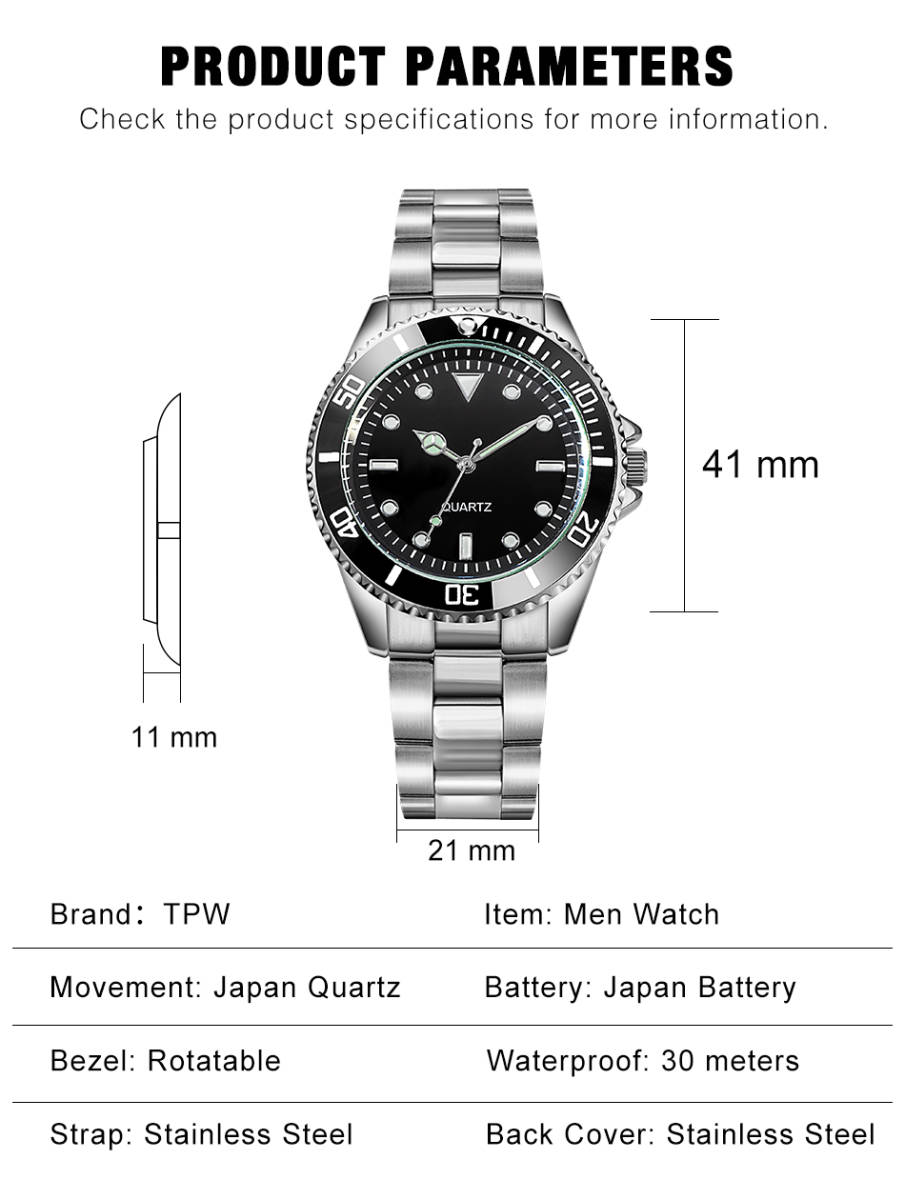 SEIKO製ムーブメント TPWクォーツ腕時計 ゴールドミックスの画像10