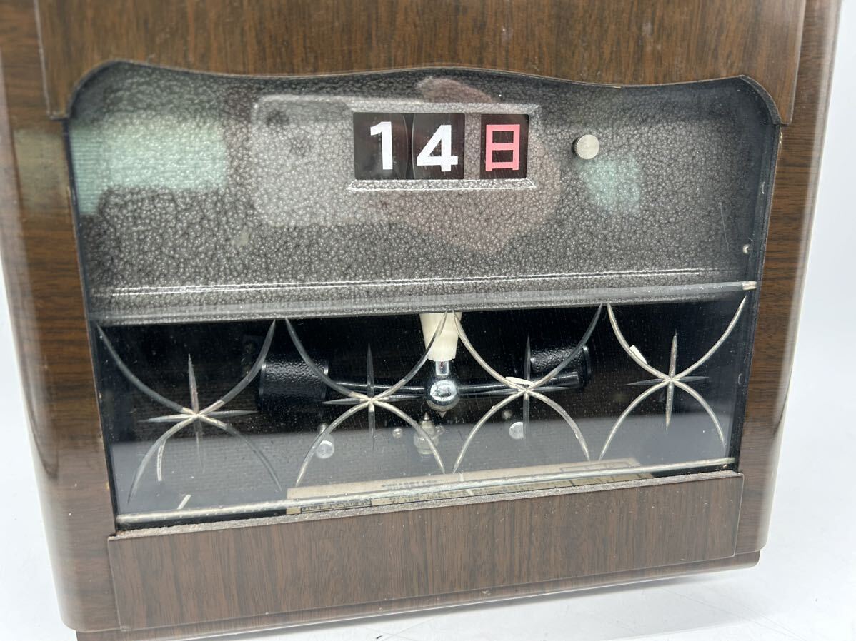 KY0428 セイコー SEIKO 振り子時計 昭和レトロ アンティーク 掛け時計 掛時計 の画像3