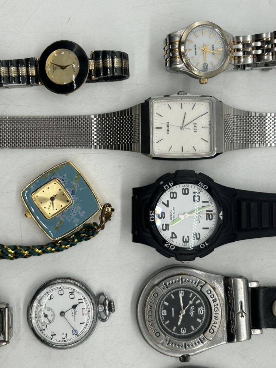 KY0424 腕時計 部品取りに 懐中時計 SEIKO アニエスベー など まとめ売り_画像2