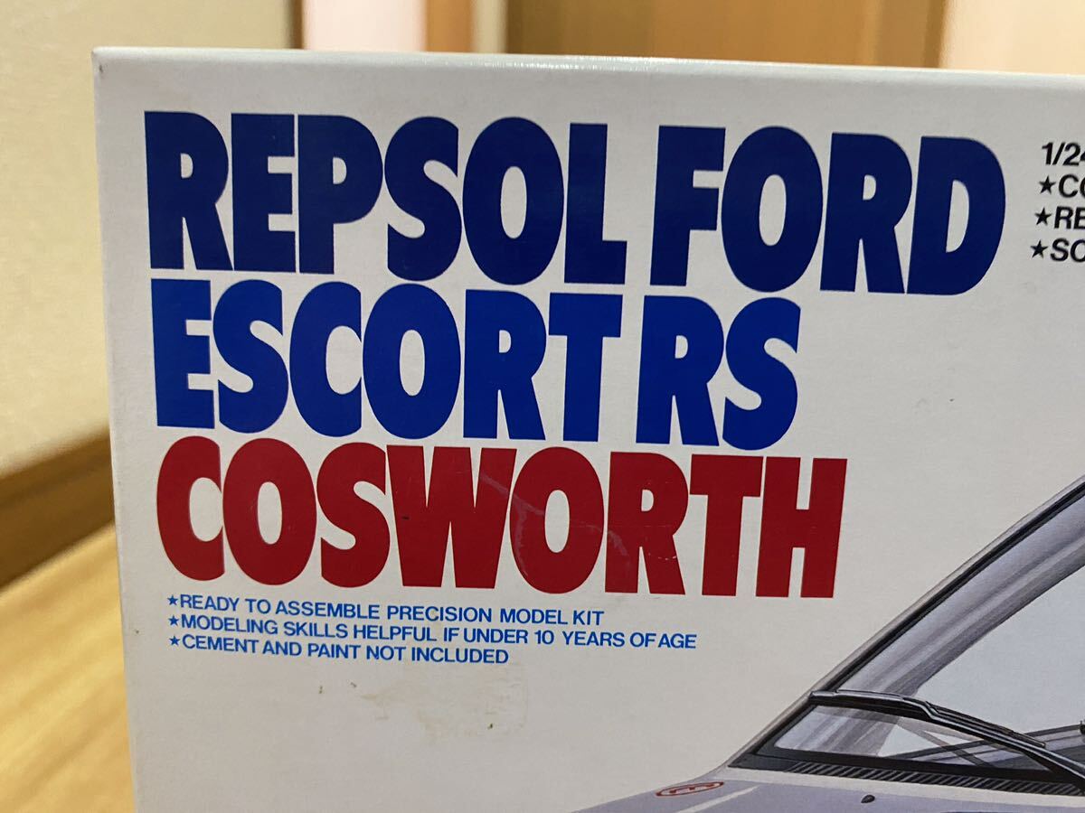 タミヤ TAMIYA レプソル フォード エスコート RS コスワース 1/24 未組立 REPSOL FORD ESCORT RS COSWORTH の画像9