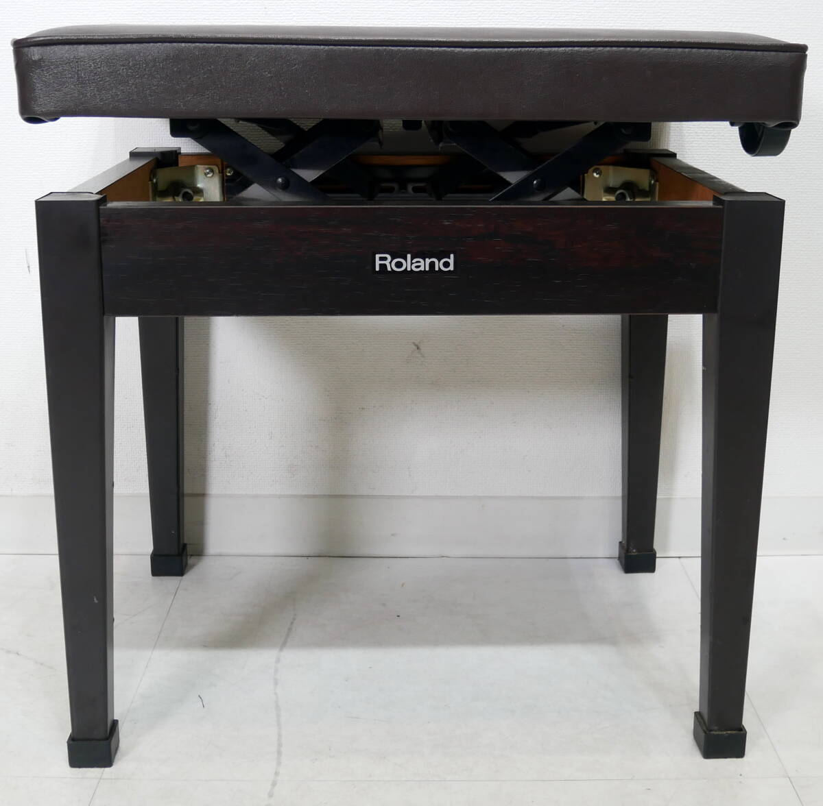 ▲(R603-H99)ピアノ椅子 Roland ローランド 家具 チェア 高さ調整可能の画像2