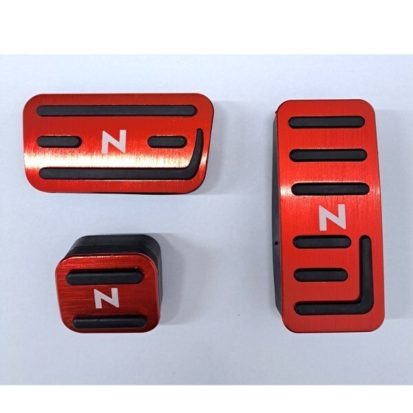 1 jpy ~ N-BOX N-ONE N-VAN N-WGN aluminum pedal cover red 2s
