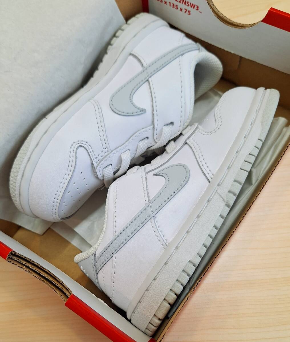 【未使用品】NIKE DUNK LOW TDE WHITE DH9761-102 14cm ナイキ シューズ キッズ ベイビー size8c