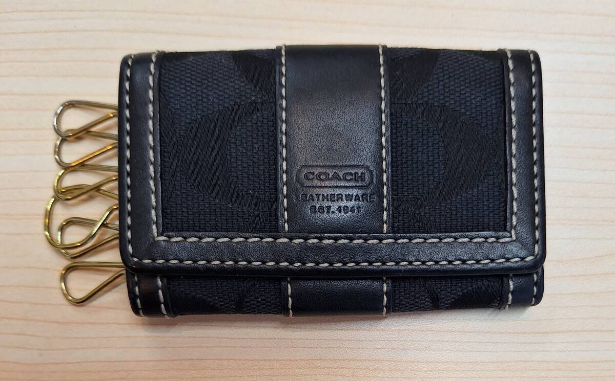 COACH コーチ シグネチャー キーケース 小物 レディース