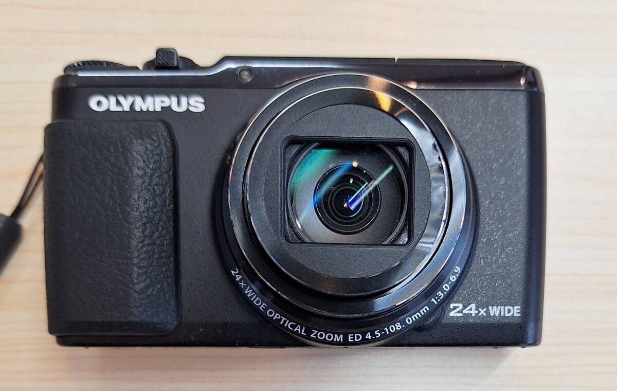 OLYMPUS オリンパス STYLUS SH-60 24×WIDE デジタルカメラ 充電器なし 動作未確認 ジャンク品 動作未確認 ジャンク品_画像3