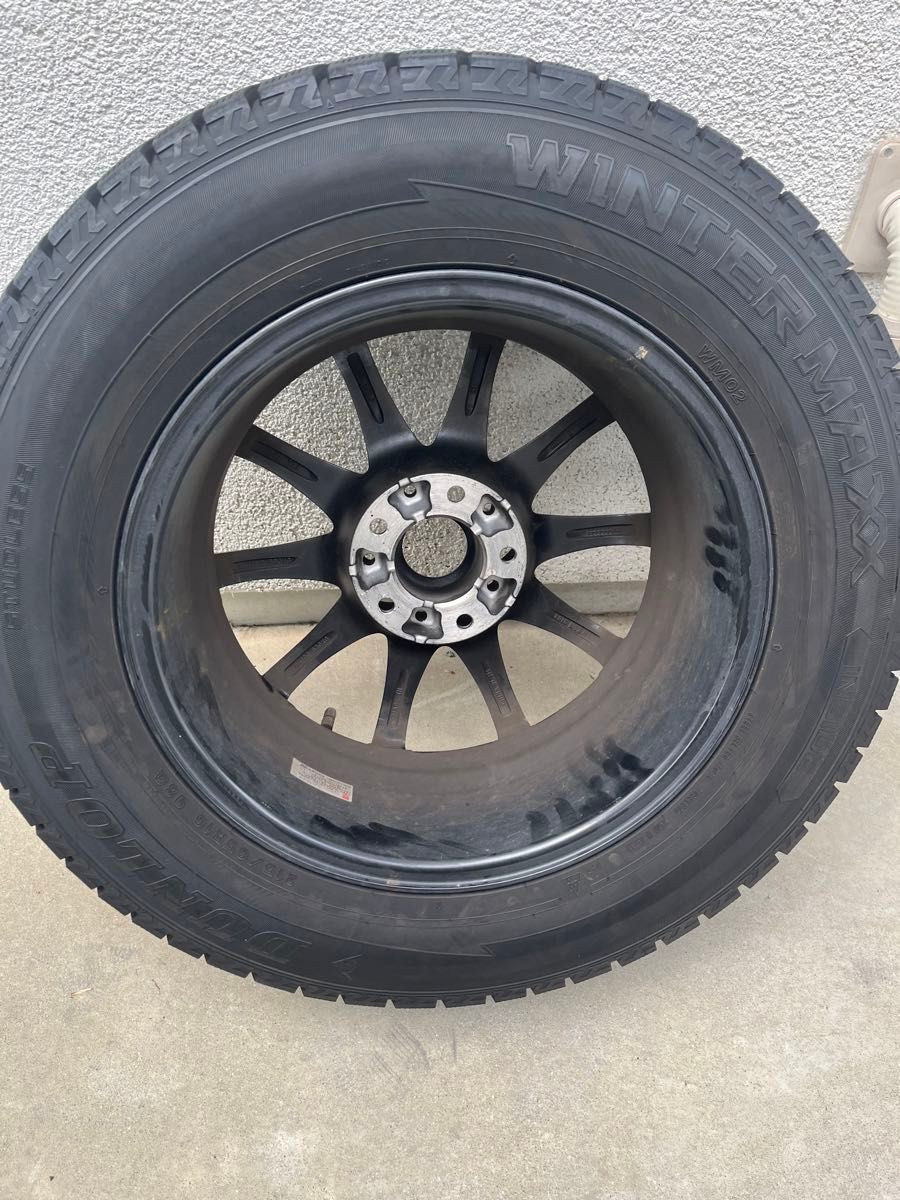 送料込！スタッドレスタイヤ DUNLOP ホイールセット　WM02 215/65R16 98Q 2021年12月