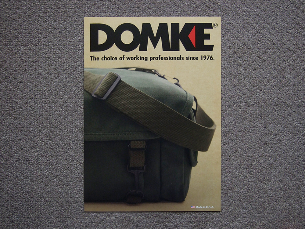 【カタログのみ】DOMKE ドンケ 2019.02 検 F-1X F-2 F-3X F-4AF F-6 F-7 F-8 F-9 F-10 J-1 J-2 J-3 ポーチ ワックスウェア バリスティック_画像1