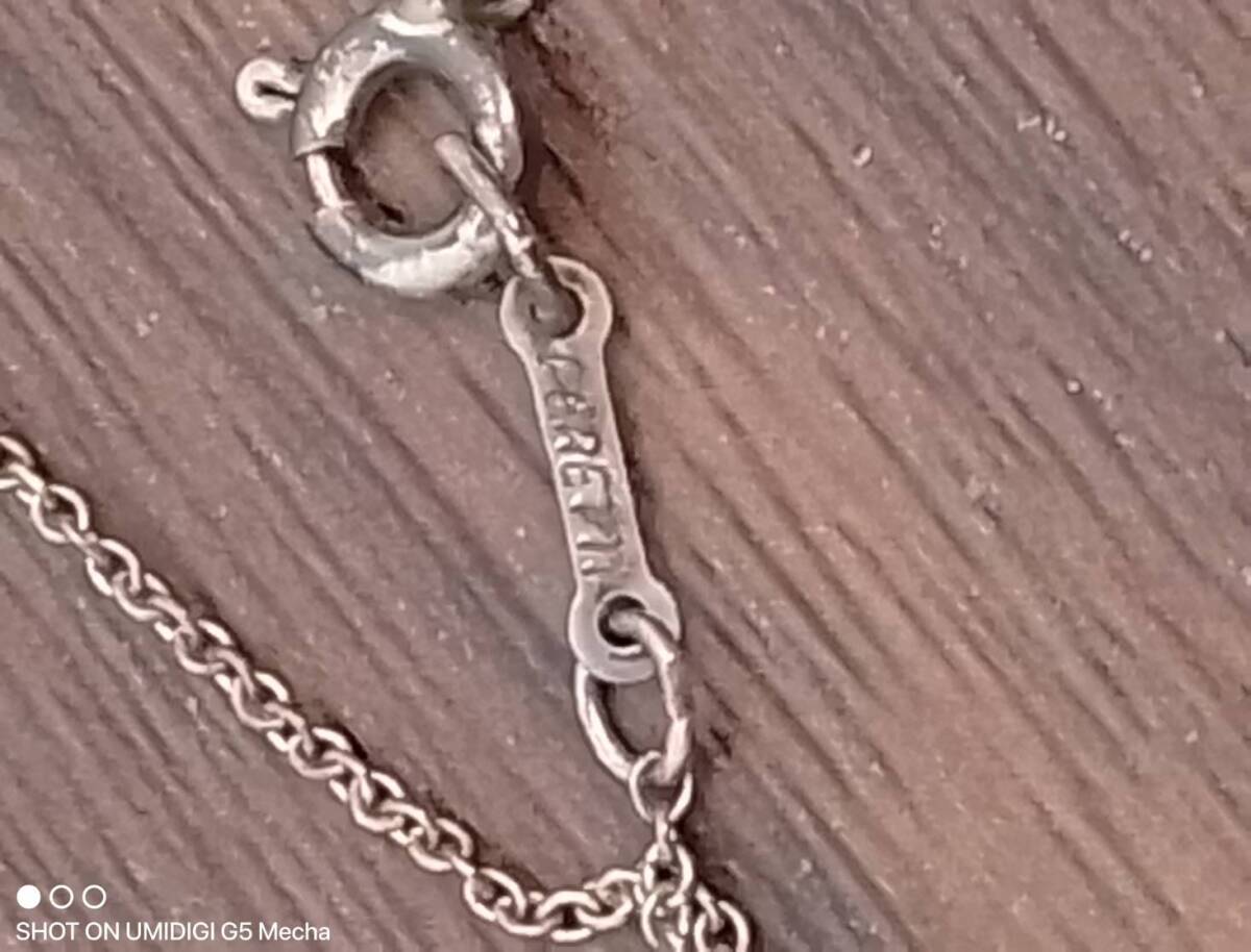 GD56 【1円から】 TIFFANY&Co. ティファニー ネックレス ビーン シルバー アクセサリー SV925 ※刻印潰れの画像5