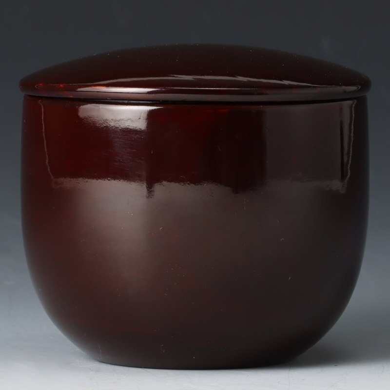 【人気投票 】ハイブランド人気ランキング! 古美味】塗師 茶道具 渡辺喜三郎『益田鈍翁花押』萬歳栗茶器 棗