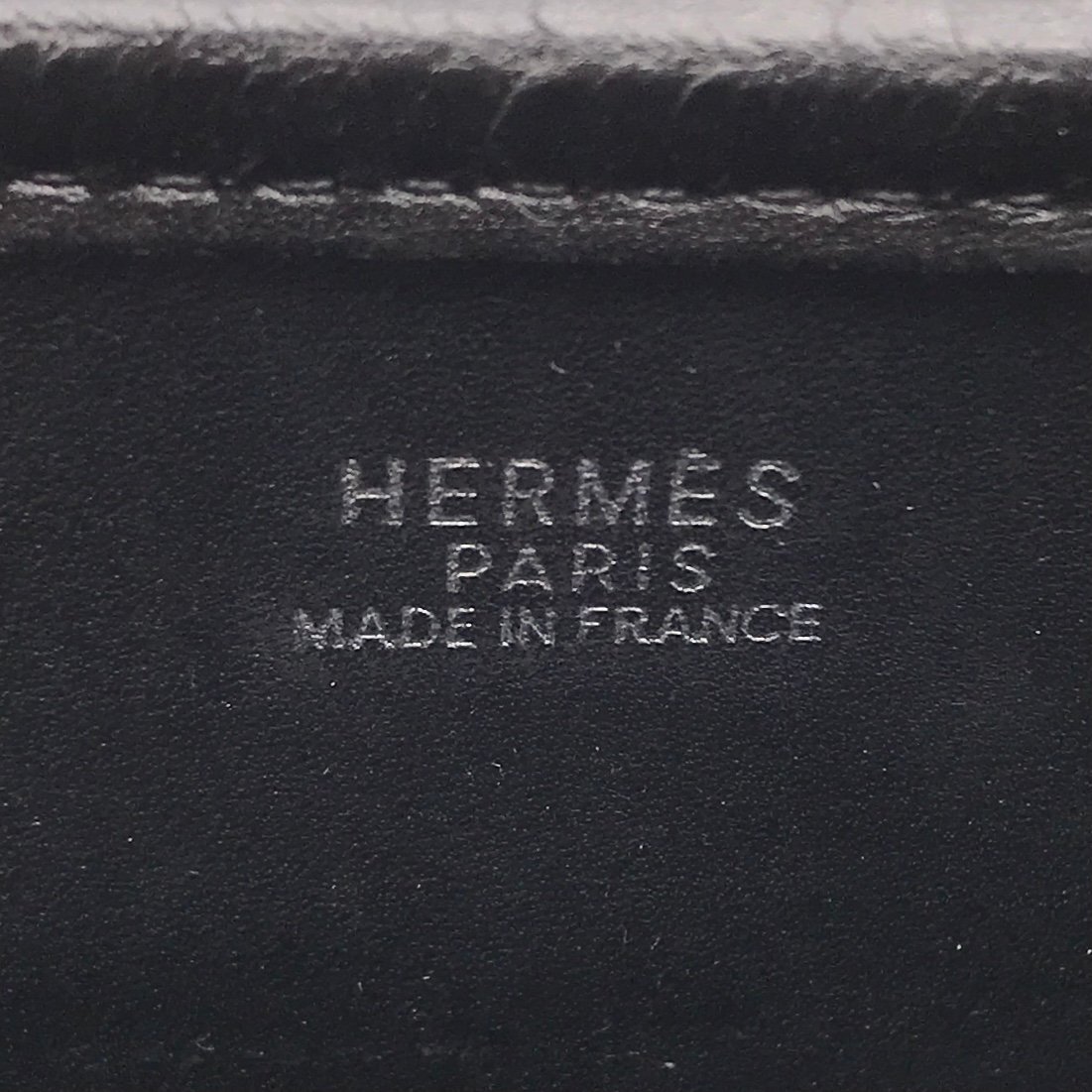 1円 美品 HERMES エルメス エヴリン PM キャンバス レザー ショルダー バッグ ブラック シカクH刻印 a3141_画像9