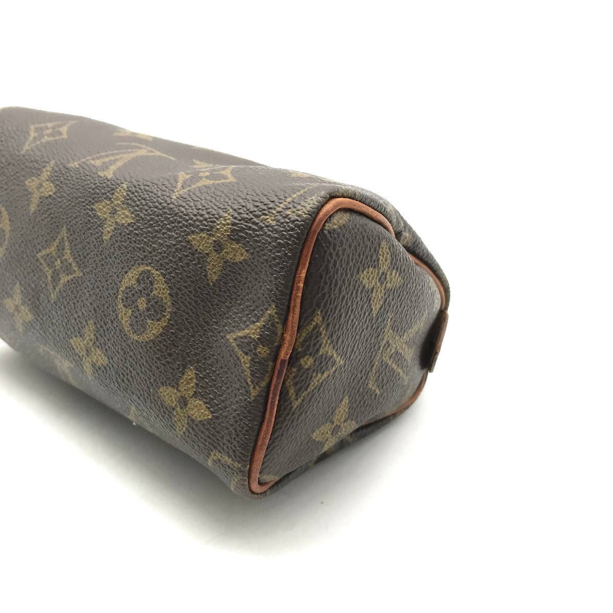 1円 LOUISVUITTON ルイヴィトン モノグラム ミニ スピーディ ハンド バッグ a1193の画像4