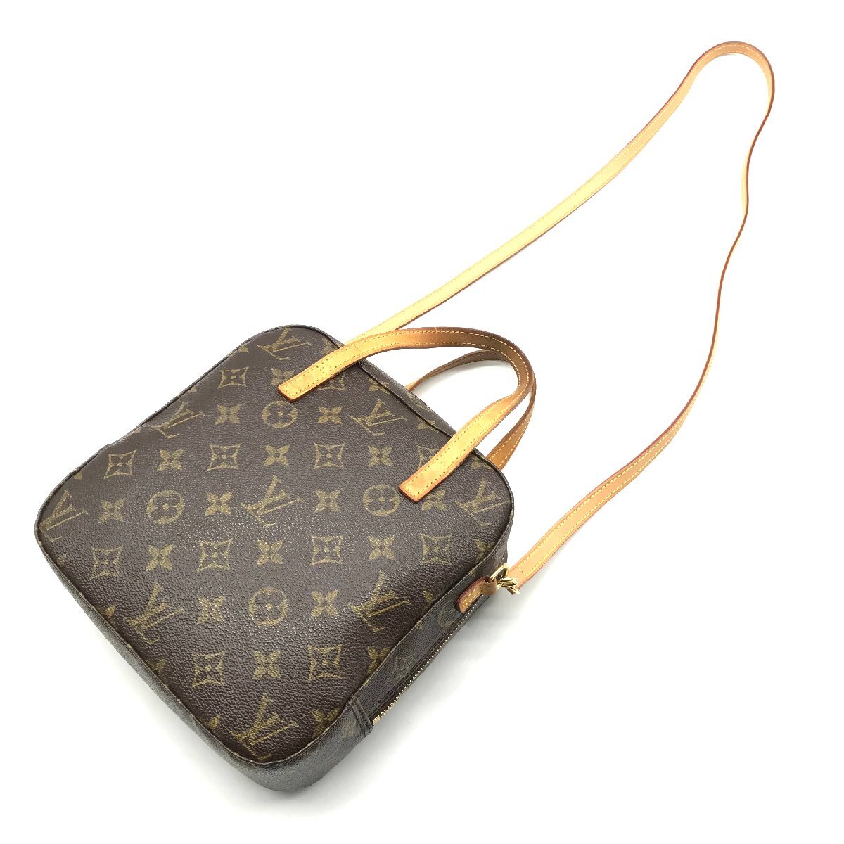 1円 良品 LOUISVUITTON ルイヴィトン モノグラム スポンティーニ 2WAY ショルダー ハンド バッグ a2782の画像2