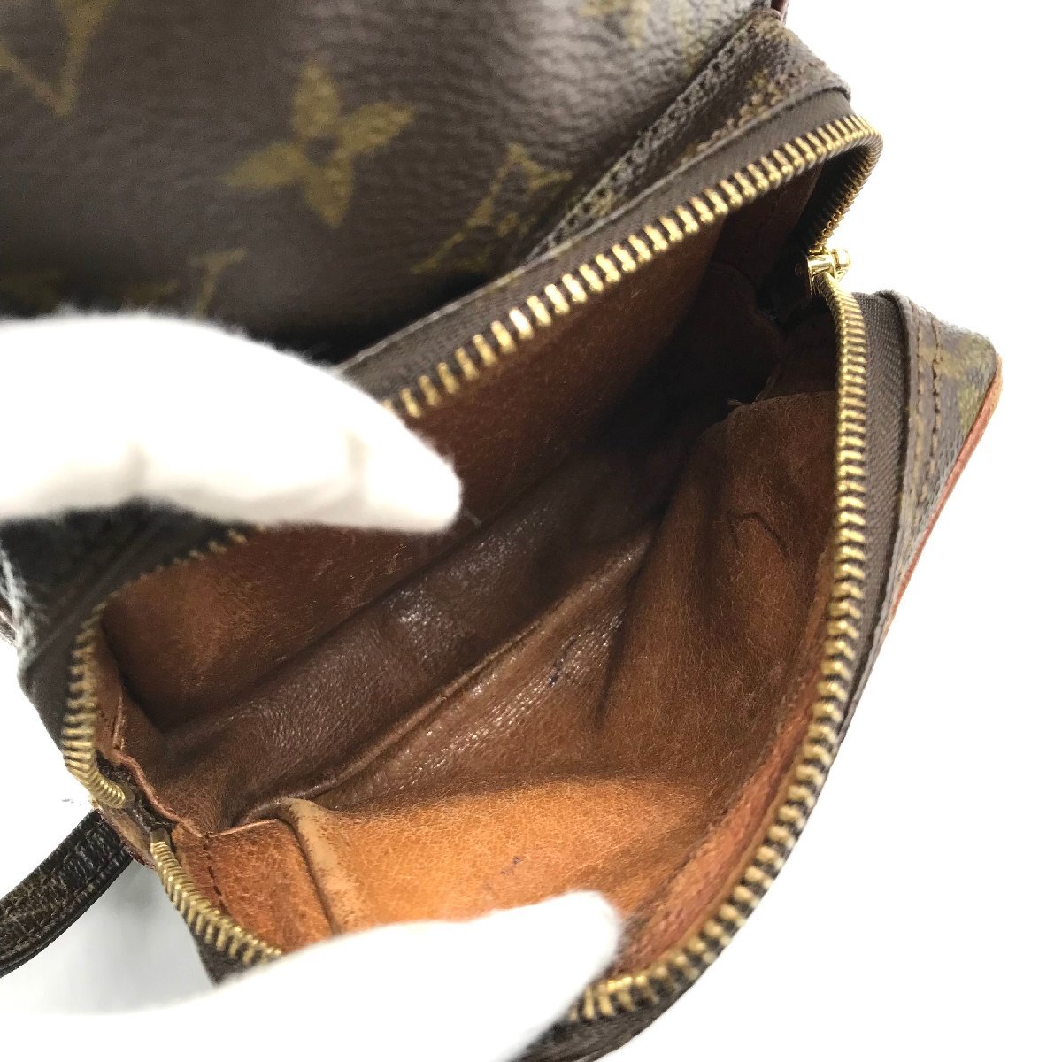 1円 LOUISVUITTON ルイヴィトン モノグラム アマゾン ボディ ショルダー バッグ ブラウン a2632_画像7