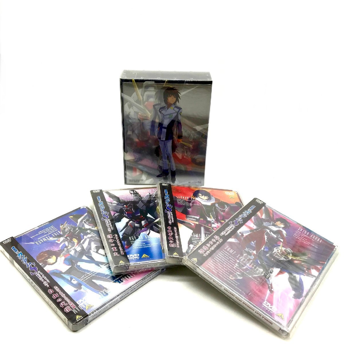 1円 保管品 機動戦士ガンダム SEED DESTINY シードディスティニー 初回限定 DVD BOX 4枚 セット m12830_画像1