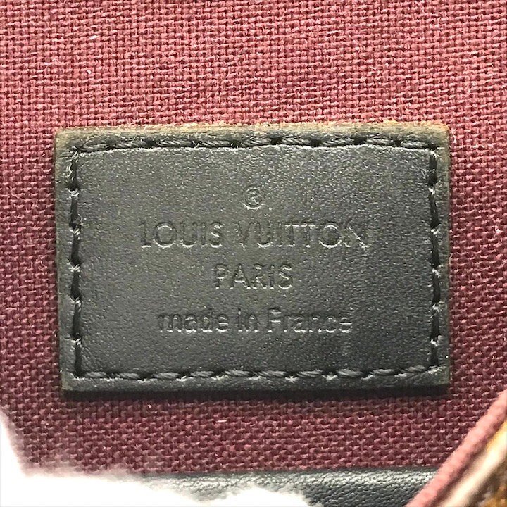 1円 良品 LOUISVUITTON ルイヴィトン モノグラム マカサーバス PM ボディ ショルダー バッグ ブラック a3158の画像9