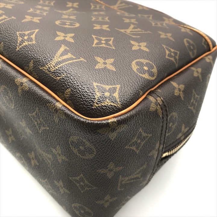 良品 LOUIS VUITTON ルイヴィトン モノグラム ドーヴィル ハンド バッグ a3249_画像5