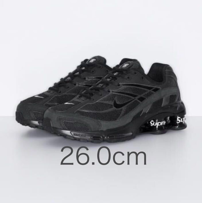 新品Supreme Nike Shox Ride 2 Black/Black-White 26.0cm DN1615-001 US8 シュプリーム ナイキ ショックス ライド 黒 ブラック_画像1