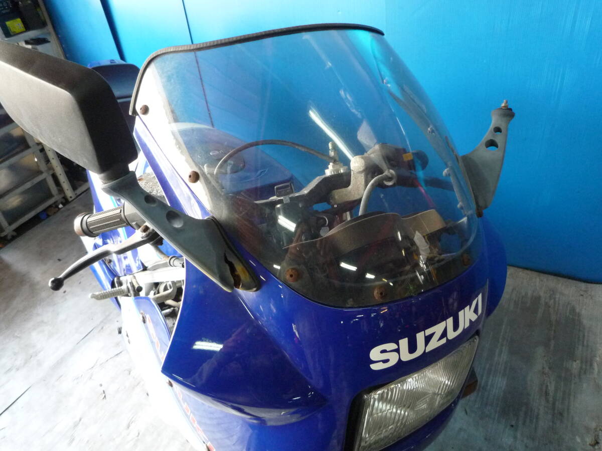 SUZUKI RG250 Gamma blue / white cheap offer car half-price delivery campaign limited time car body base price sundry expenses 0 jpy engine starting has confirmed super-discount Yokohama P-Yard