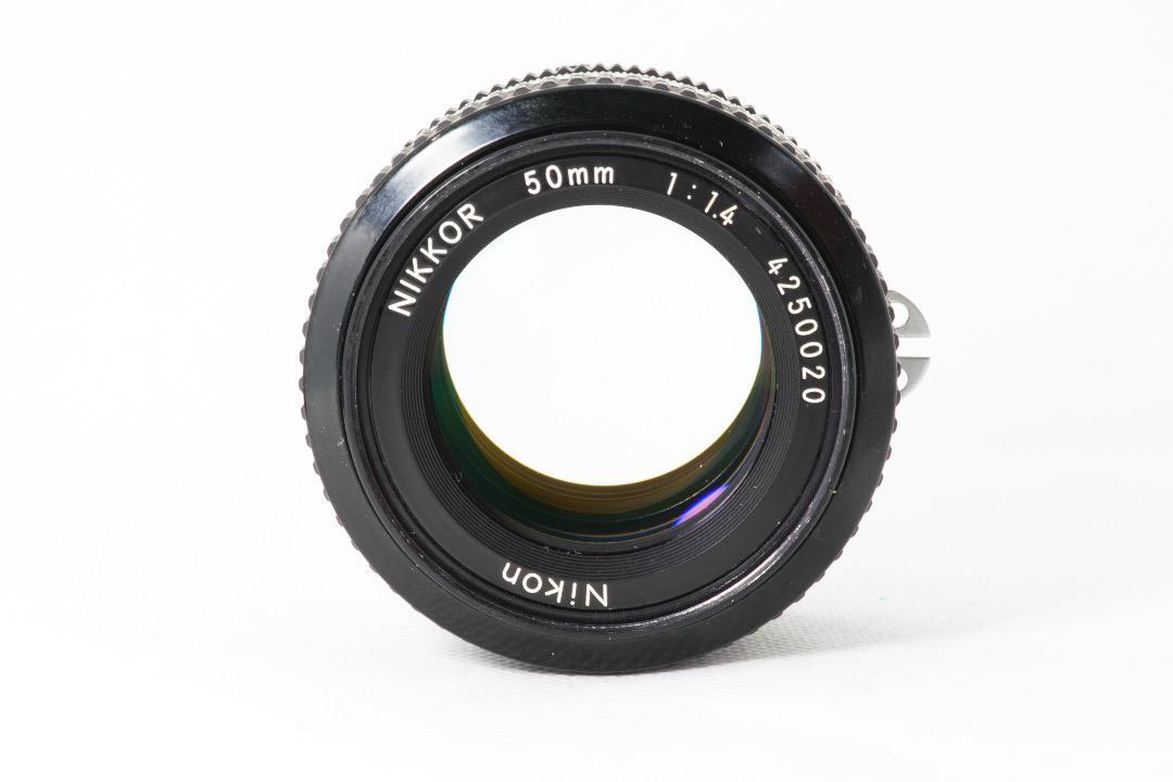 【極美品】動作◎ ニコン　Ai Nikkor 50mm F1.4 オールドレンズ