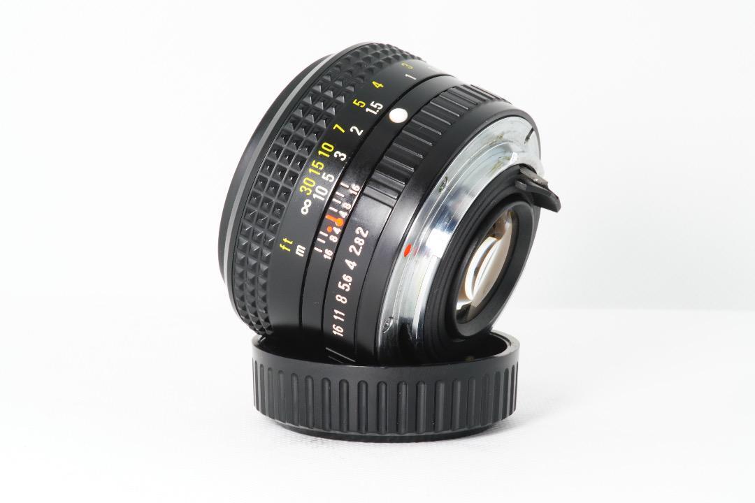 【希少ピンク文字】富岡光学入門　動作◎ リコー XR RIKENON 50mm F2 L 