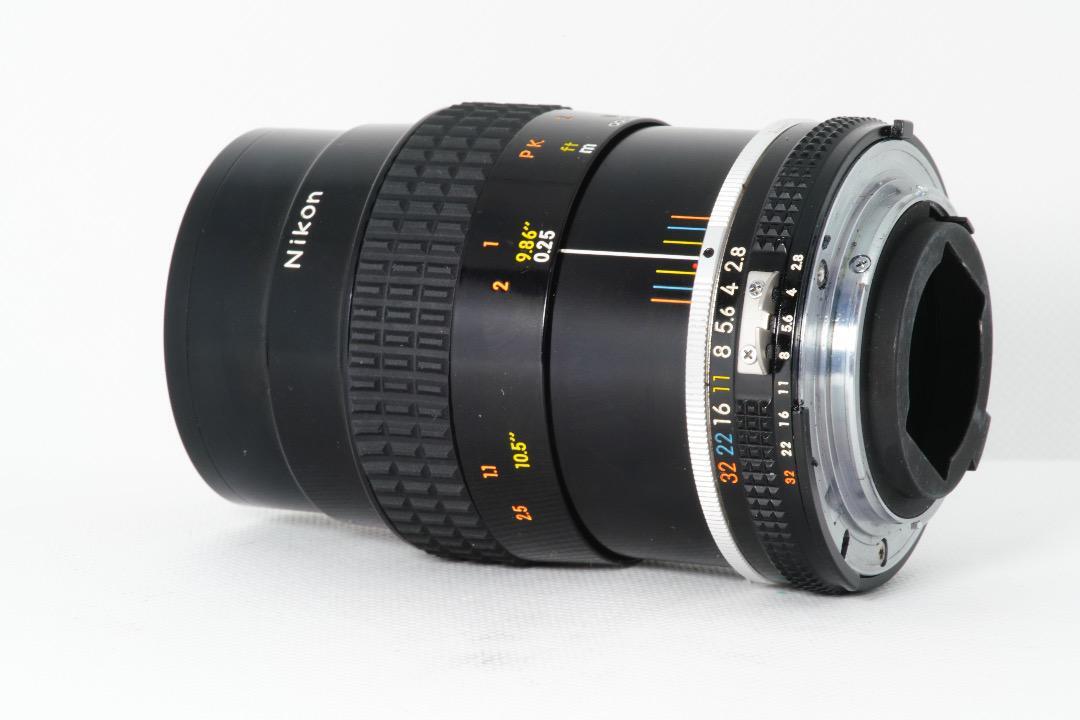 【極美品】動作◎ ニコン Ai-s Micro-Nikkor 55mm F2.8 オールドレンズ　ハーフマクロ_画像4