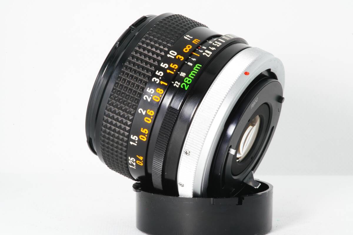 【新品級】動作◎ キャノン FD 28mm F2.8 S.C オールドレンズ_画像4