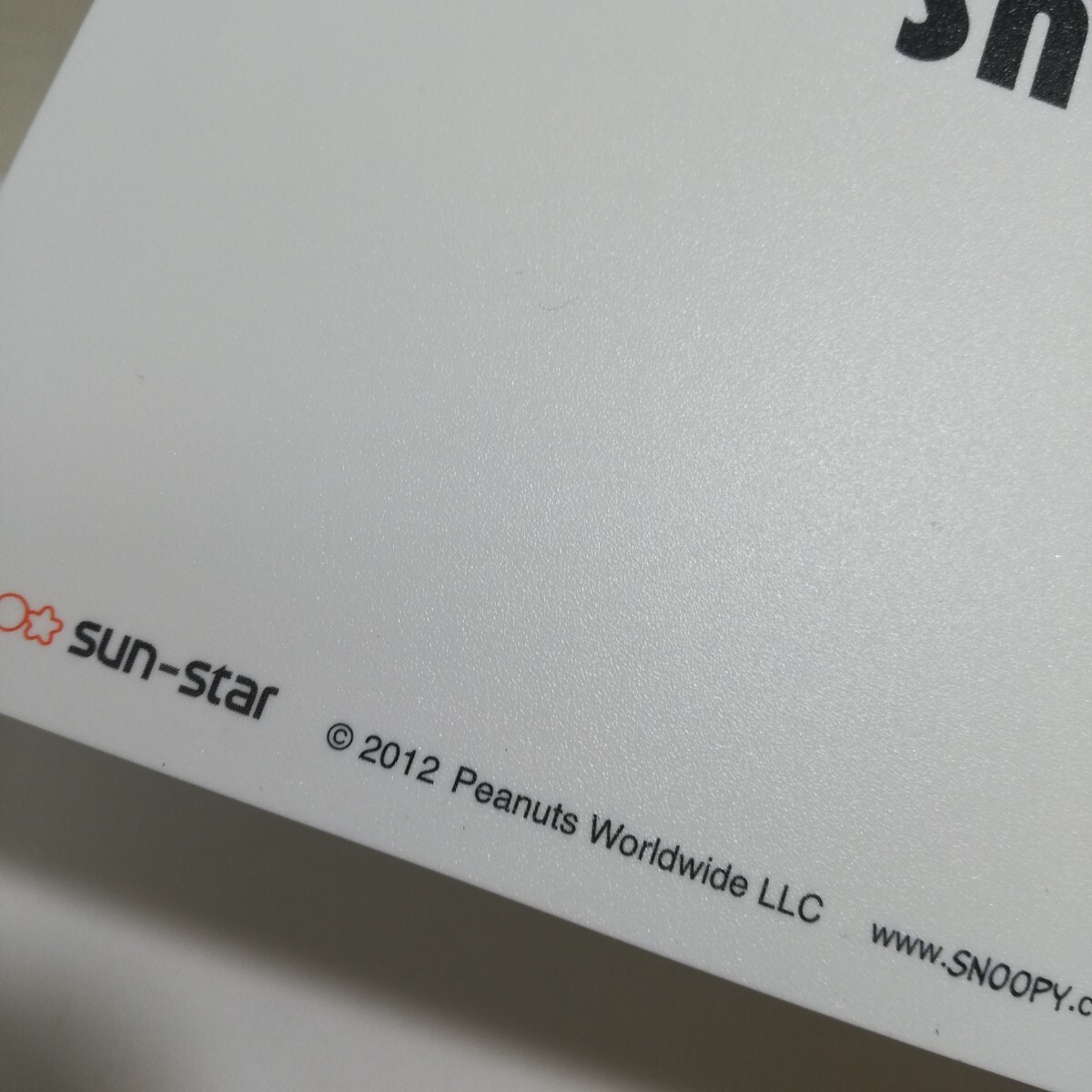 2012 year Sunstar × Snoopy HAHAHA! original photo album photograph storage unused goods [ not for sale novelty goods SNOOPY]