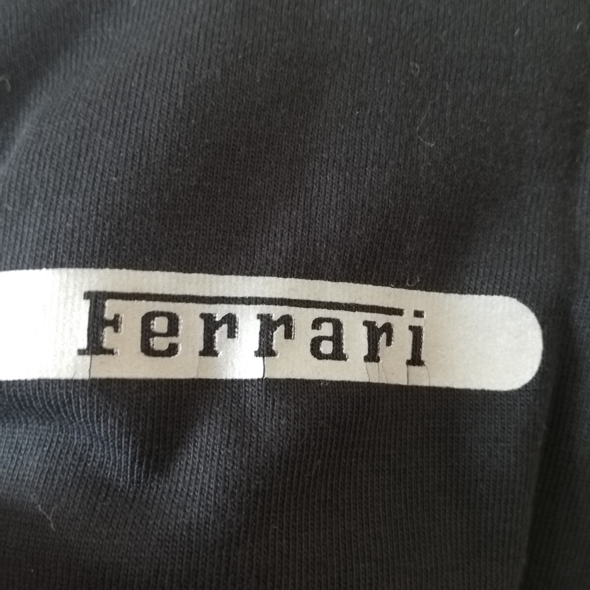 Ferrari Ferrari официальный лицензия do Pro канал размер мужской футболка черный US(XL) не использовался товар эмблема принт 