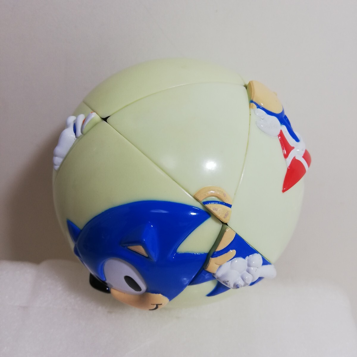 レア SONIC'S PUZZLE BALL ソニックザヘッジホッグ パズルボール ボール型パズル 直径8cm [球体ルービックキューブ テイルス]_画像2