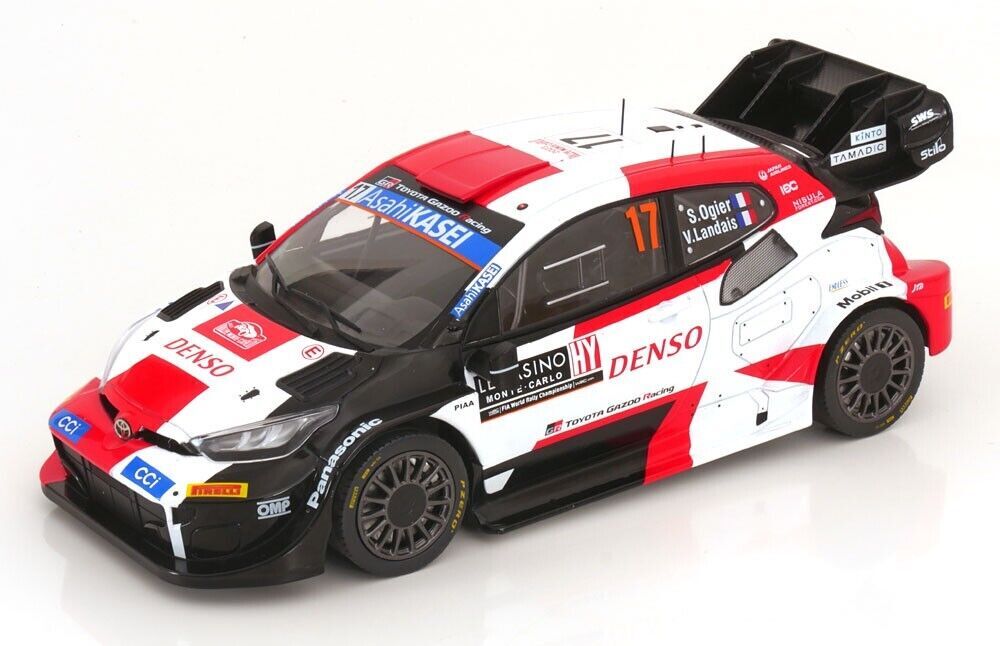 1:18 IXO トヨタ GR ヤリス WRC モンテカルロラリー 2023 優勝 オジェ #17 Toyota GR Yaris Rally1 Ogierの画像1